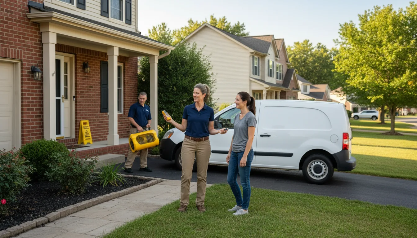 Water restoration image for Emergency Water Damage Restoration in Wickett, TX